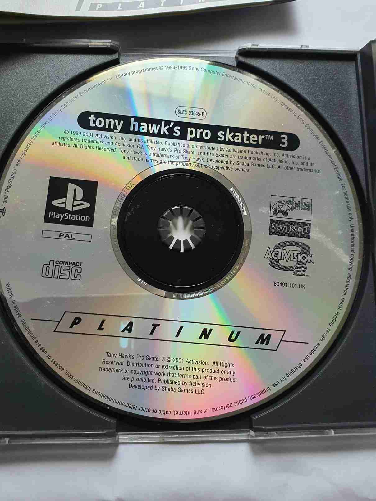 TONY HAWK,S PRO SKATER 3-EN-