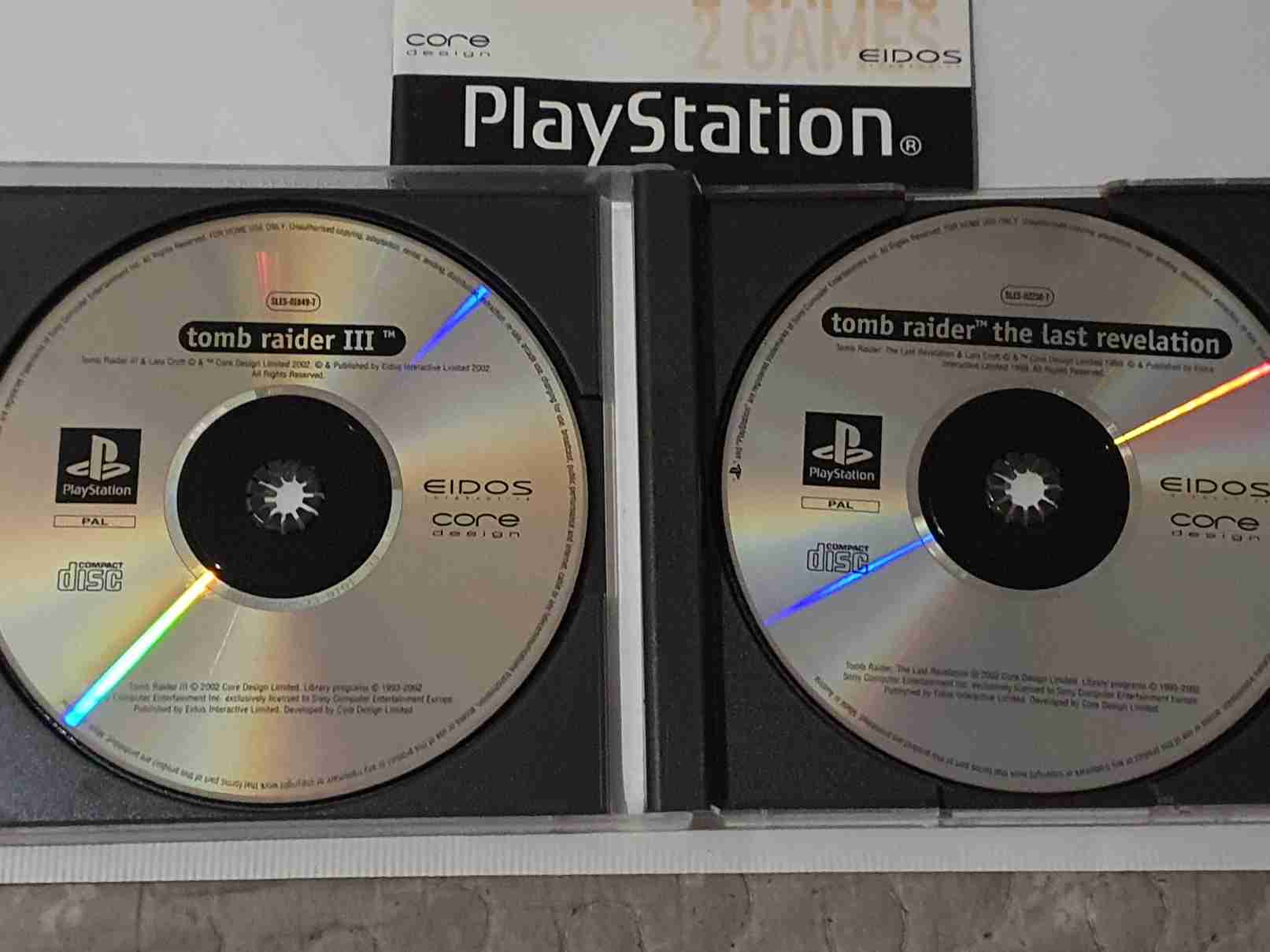 TOMB RAIDER 3 + TOMB RAIDER - THE LAST REVELATION -EN-