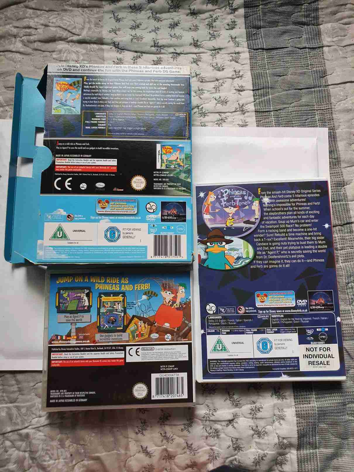 PHINEAS AND FERB -GAME GIFT PACK