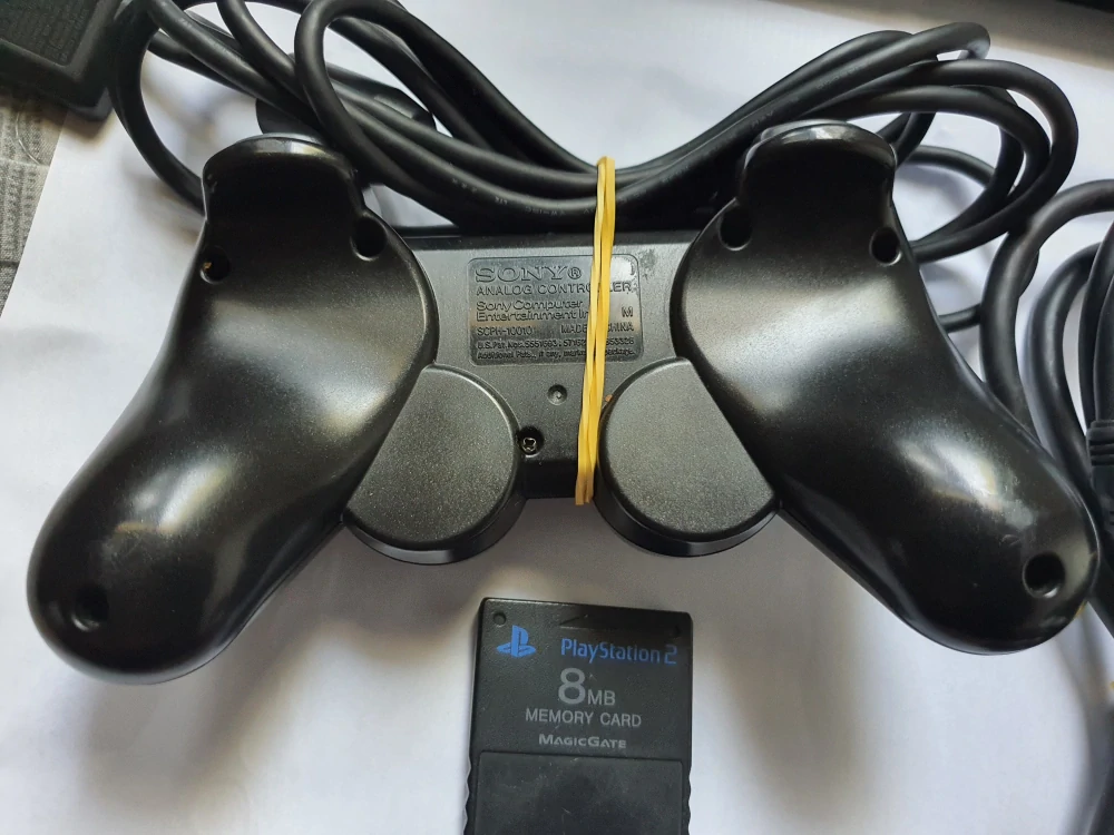 PLAYSTATION 2 SLIM -OVLADAČ -PAM. KARTA -TRAFO-KABELÁŽ 