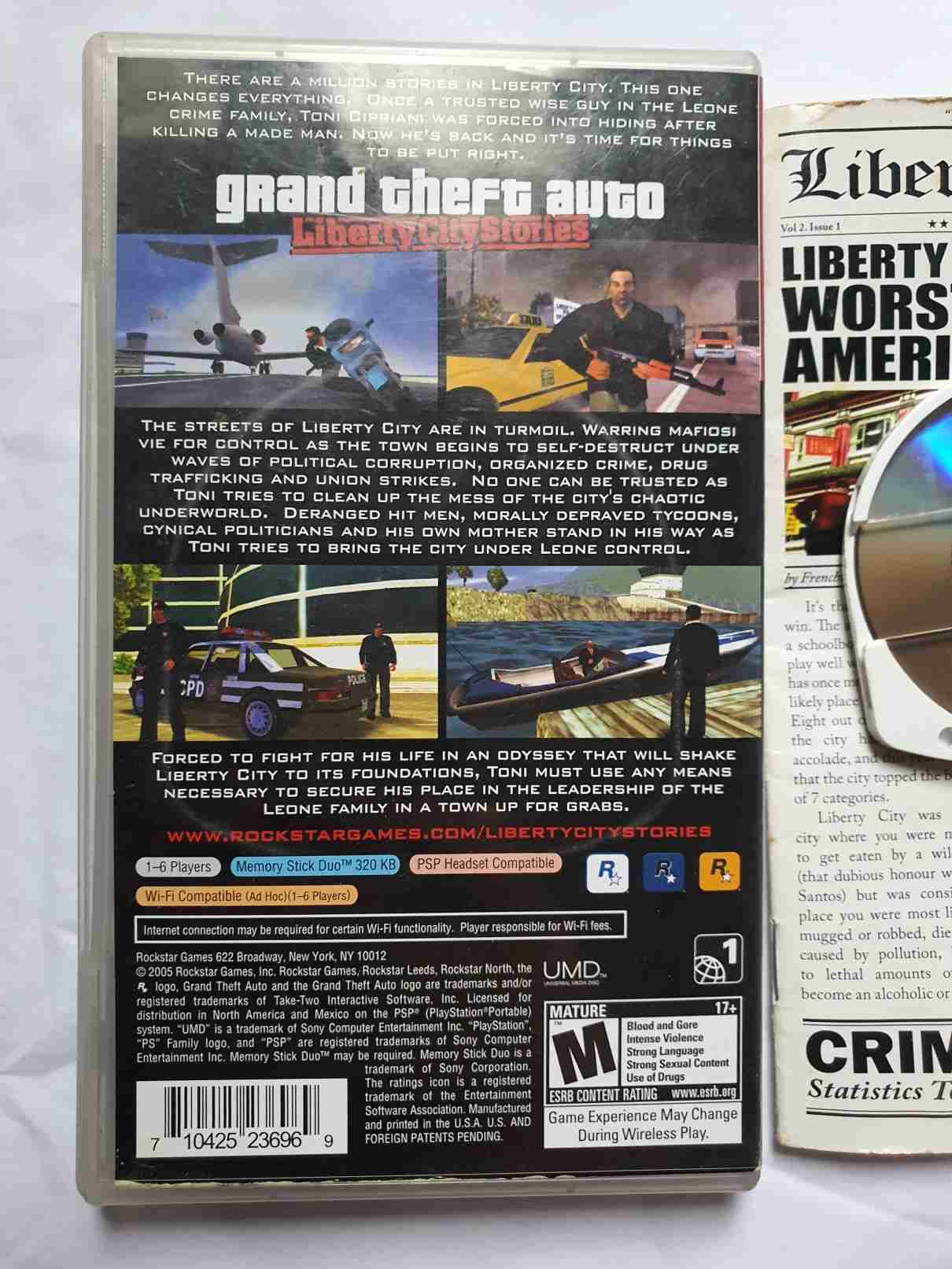 GRAND THEFT AUTO LIBERTY CITY STORIES-USA- GREATEST HITS-