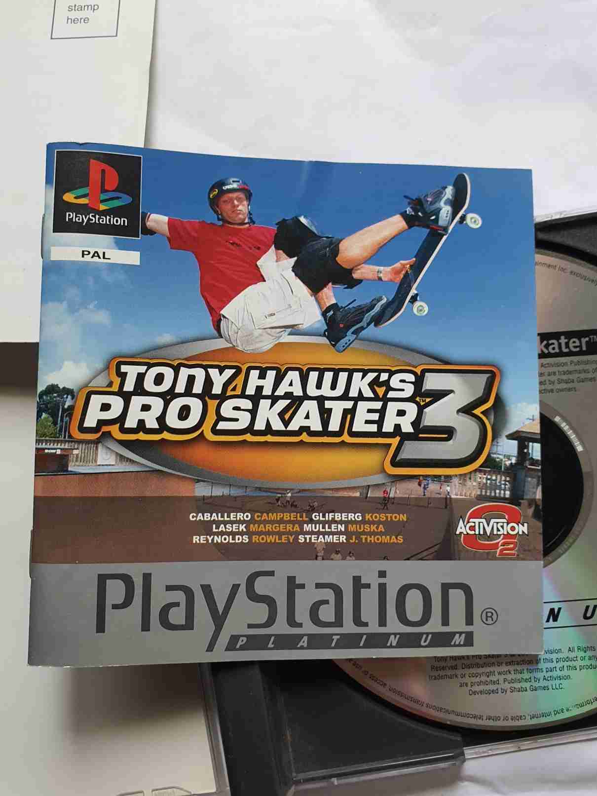 TONY HAWK,S PRO SKATER 3-EN-