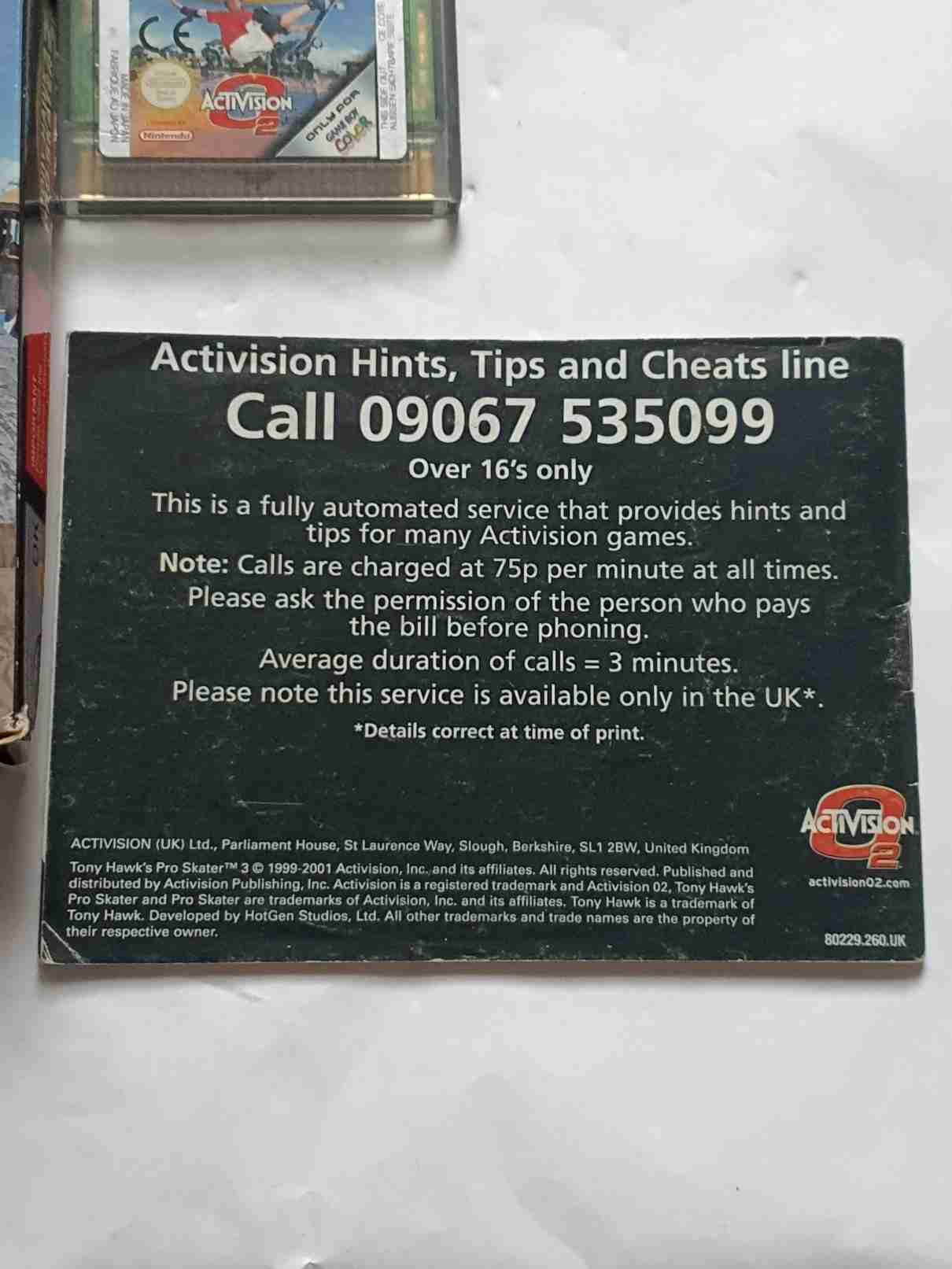 TONY HAWK,S PRO SKATER 3