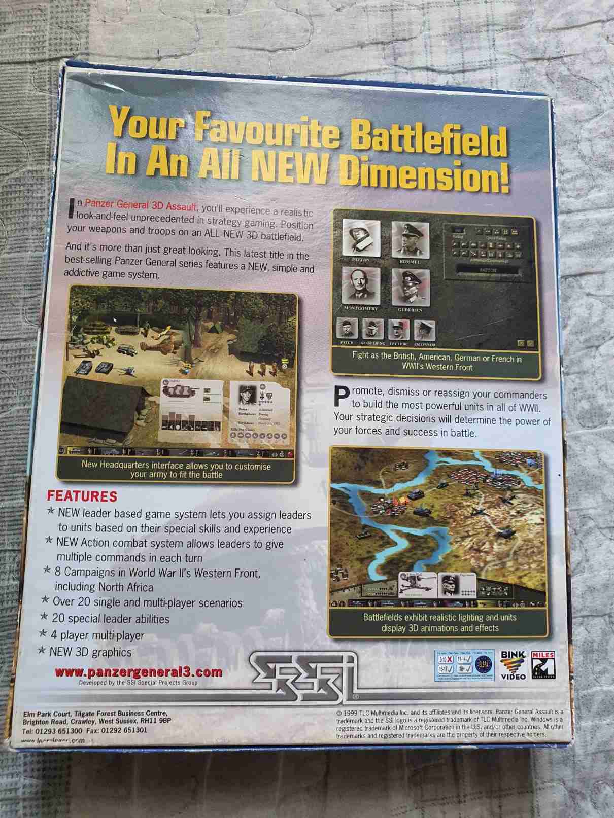 PANZER GENERAL 3D ASSAULT